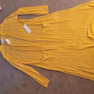 Brand new mustard cardigan